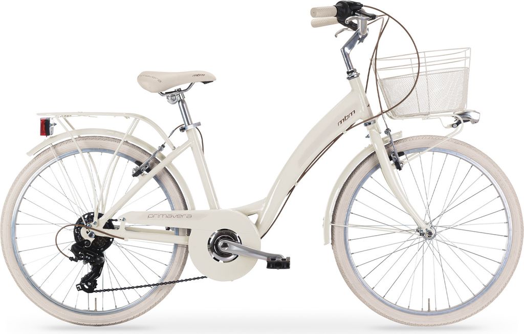 Mädchenfahrrad Primavera 24 Zoll, creme Produktbild 