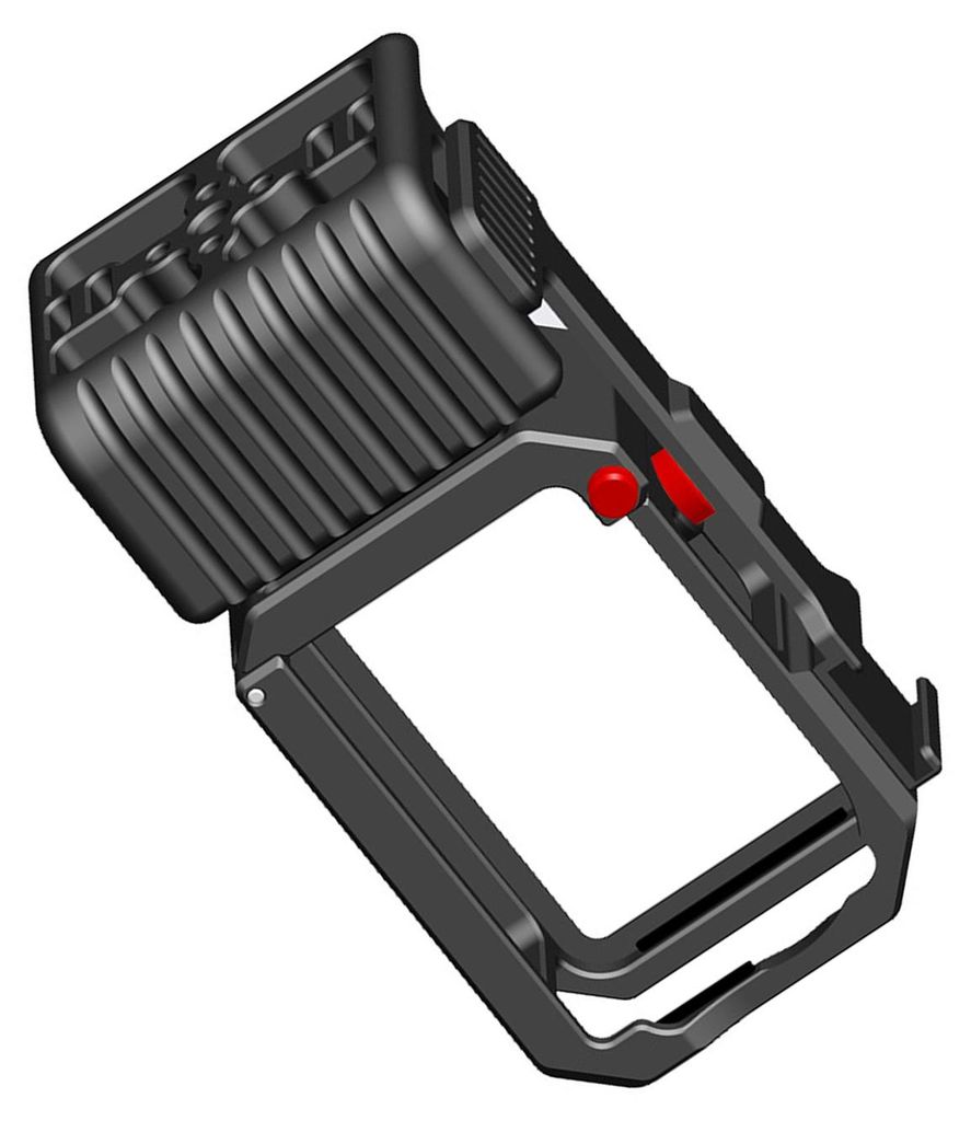 Kameragriff-Käfig aus Aluminiumlegierung – Street Grip Kit für Action 6, Schutzrahmen mit Schnellverschluss-Auslöser und 1/4"-Gewindebohrungen...