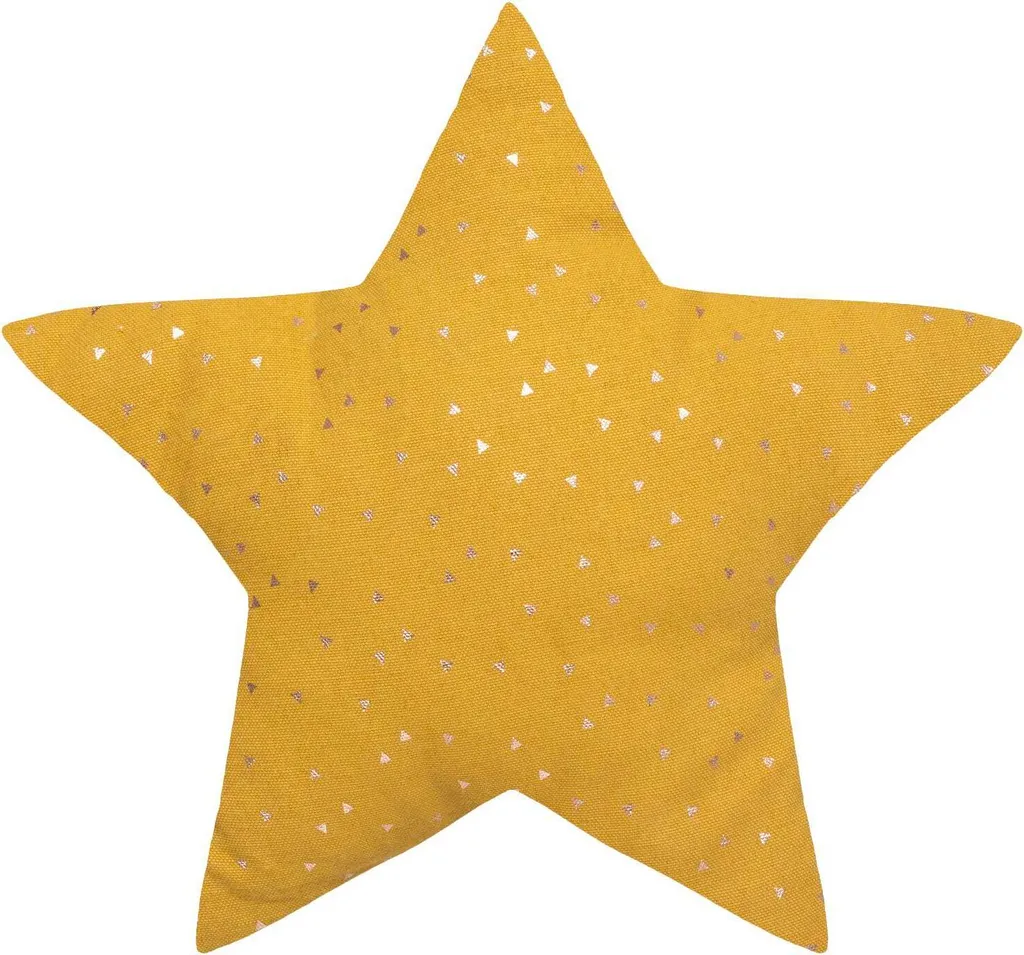 Cuscino Stella Berlingot Giallo Ocra 40x40 Atmosphera Kids