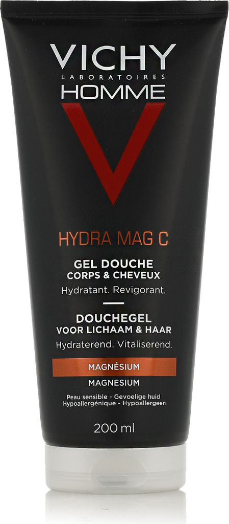 Vichy Homme Hydra Mag C Verfrissende Hydraterende Douchegel Productafbeelding 