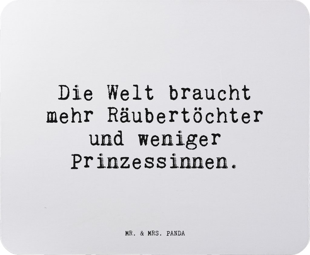 Mr. & Mrs. Panda Mouse Pad Die Welt braucht mehr... - Produktbild 