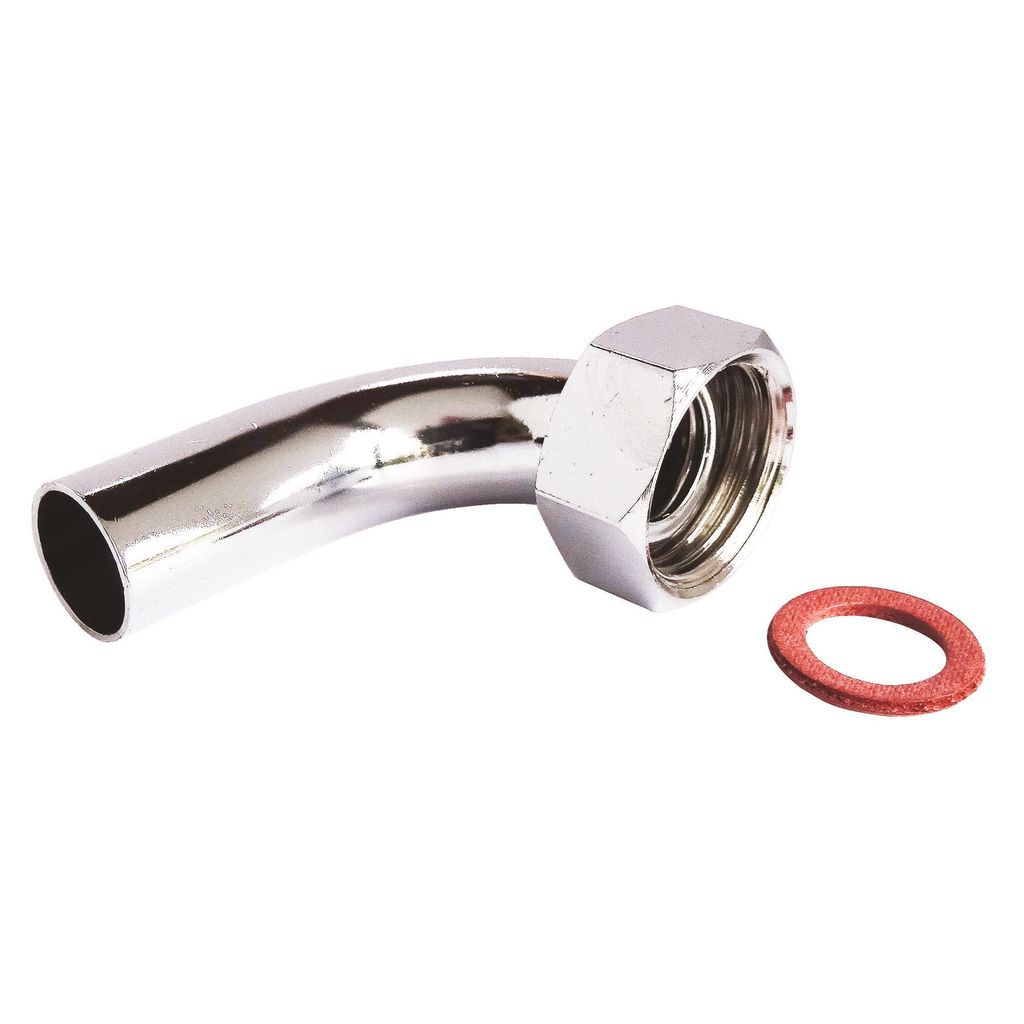SOMATHERM FOR YOU – 2-teilige Winkelverschraubung aus verchromtem Messing, Ø 14 – Mutter 15/21
