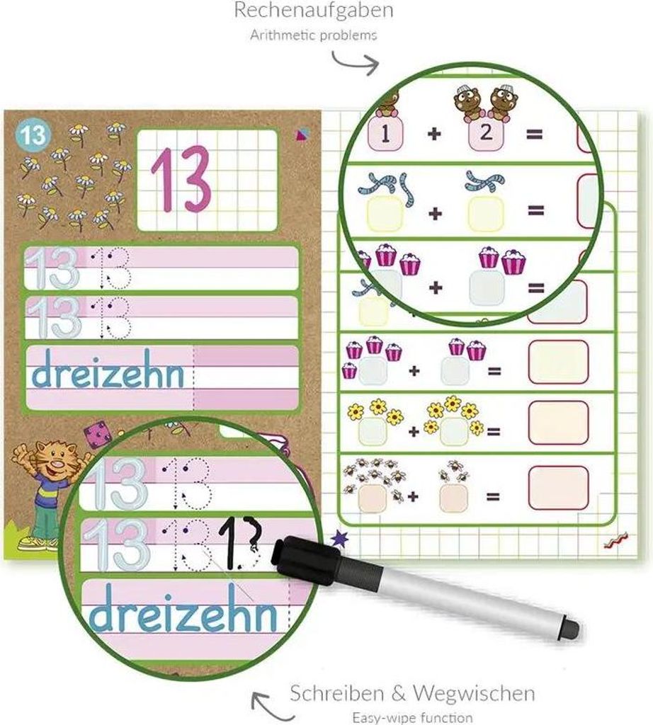Trendhaus ABC CHAMPIONS Activity Lernkoffer Zahlen 1-25 Produktbild 