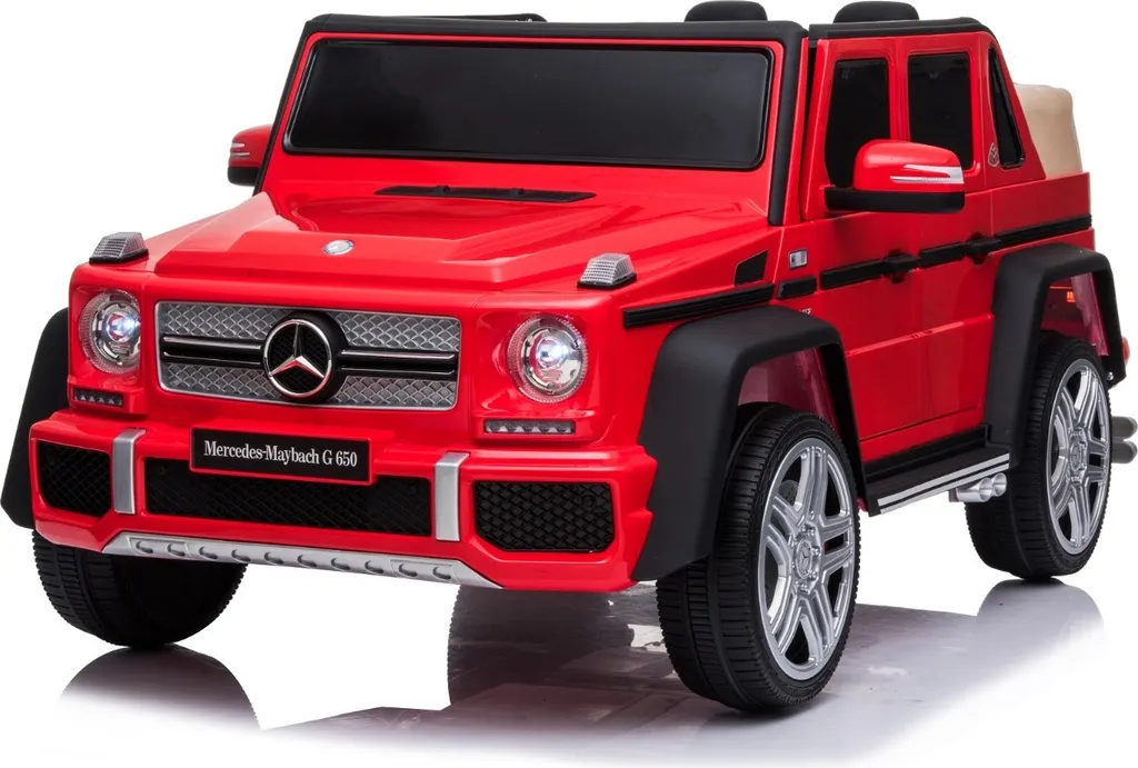 Voiture Électrique Enfant Mercedes G650 Rouge avec Télécommande 12V