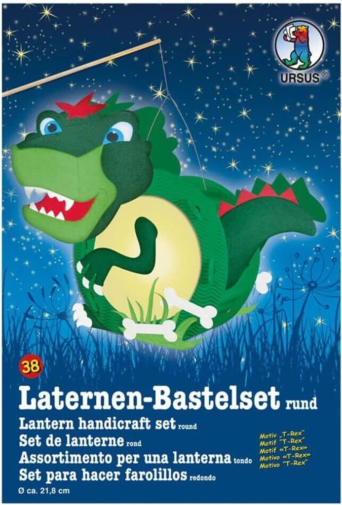 URSUS Laternen Bastelset "Dino 2"