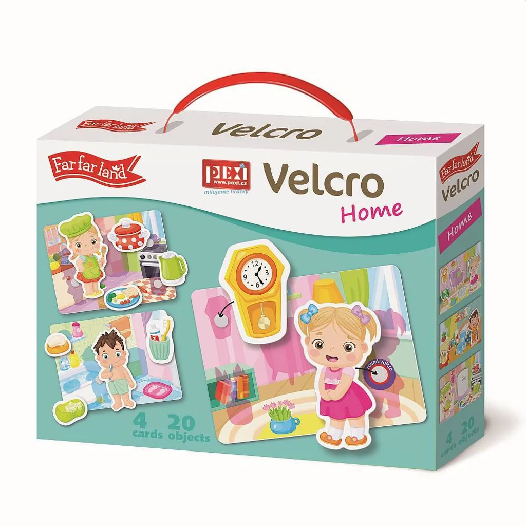 Puzzle Pexi Velcro Accueil idéal pour la motricité fine en maternelle