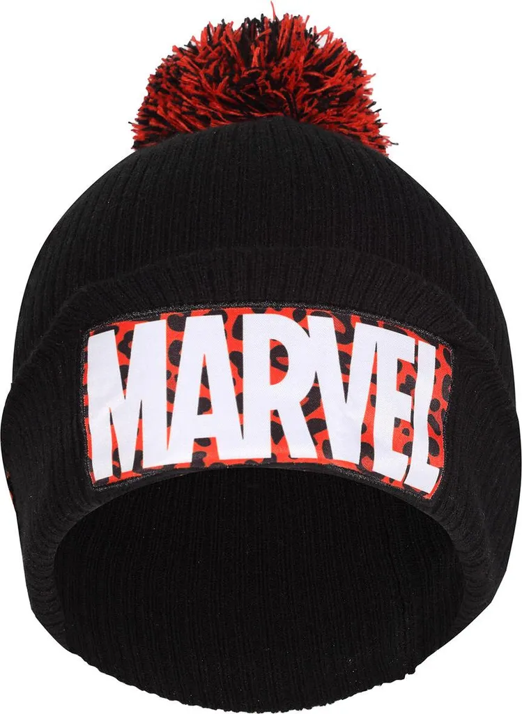 Marvel Cap Leopard Logo Black | Cappellino Nero Visiera Piatta Offerta