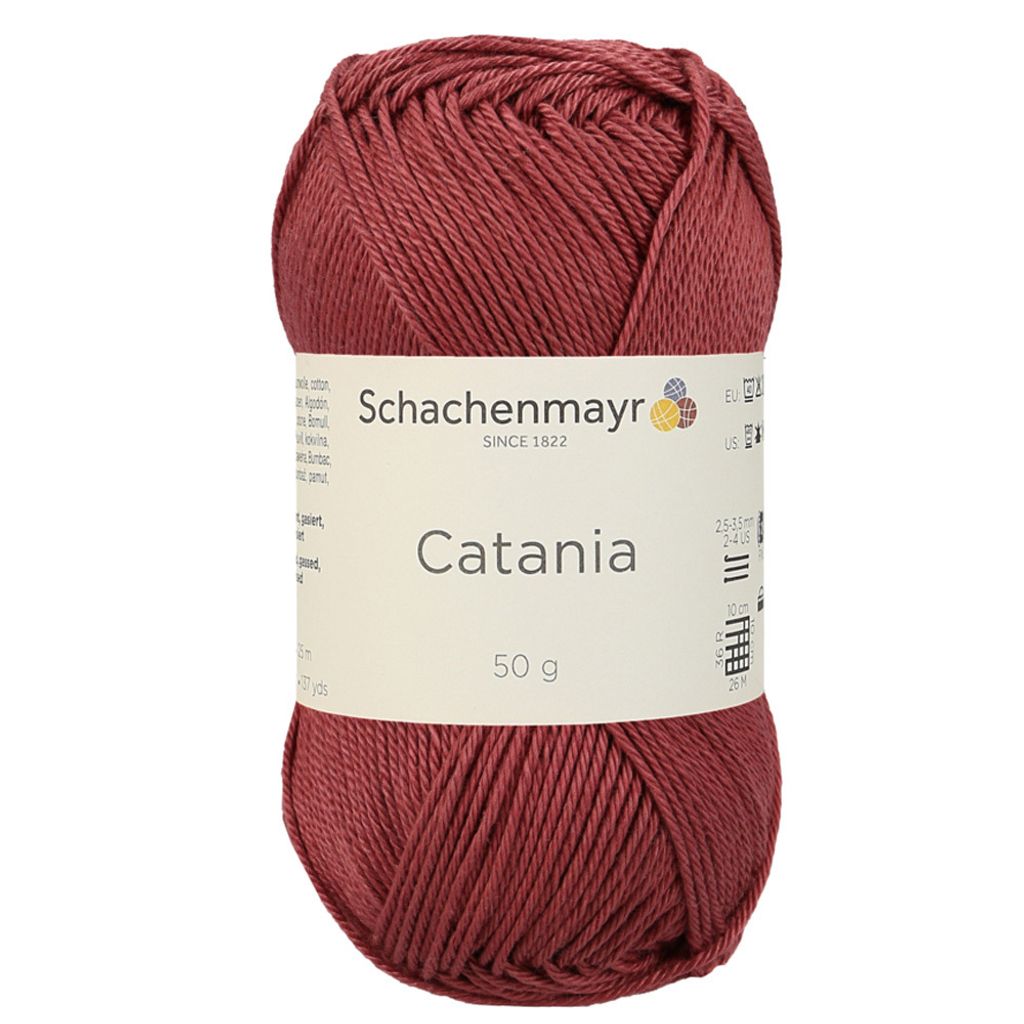 Schachenmayr Catania, 50g Marsalarot Handstrickgarne Produktbild 