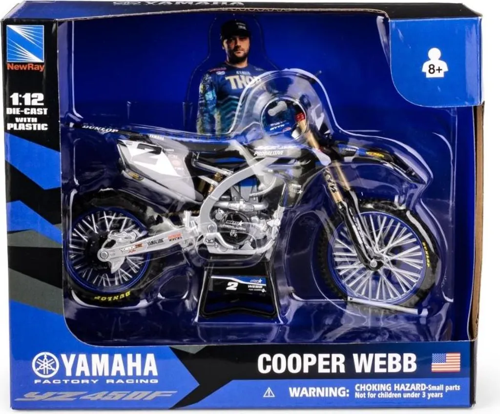 Cadeau Idéal Motocross : Yamaha YZ450F Cooper Webb 2022 Star Racing