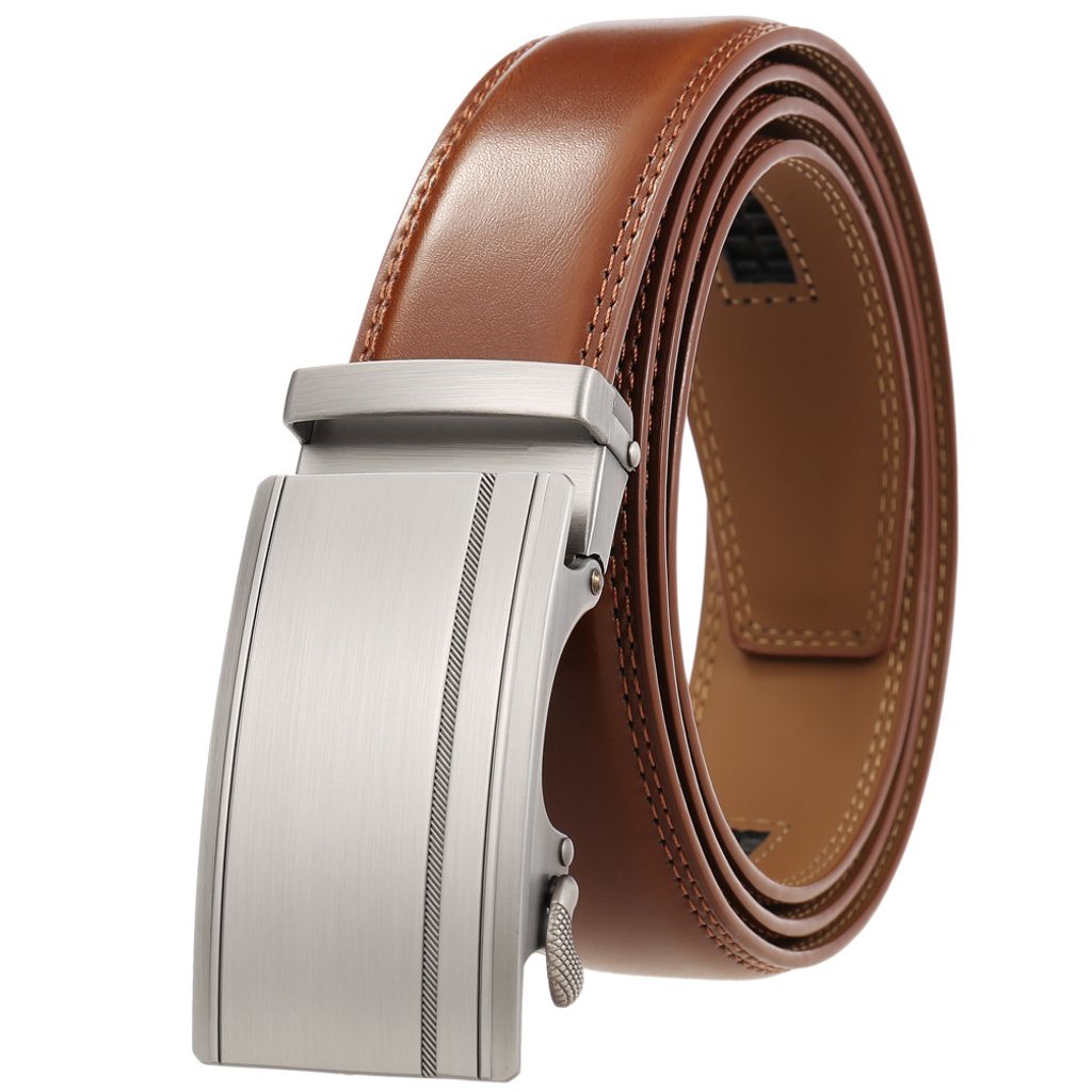 Herren Gürtel Ratsche Automatik Gürtel für Männer 35mm Breit Ledergürtel