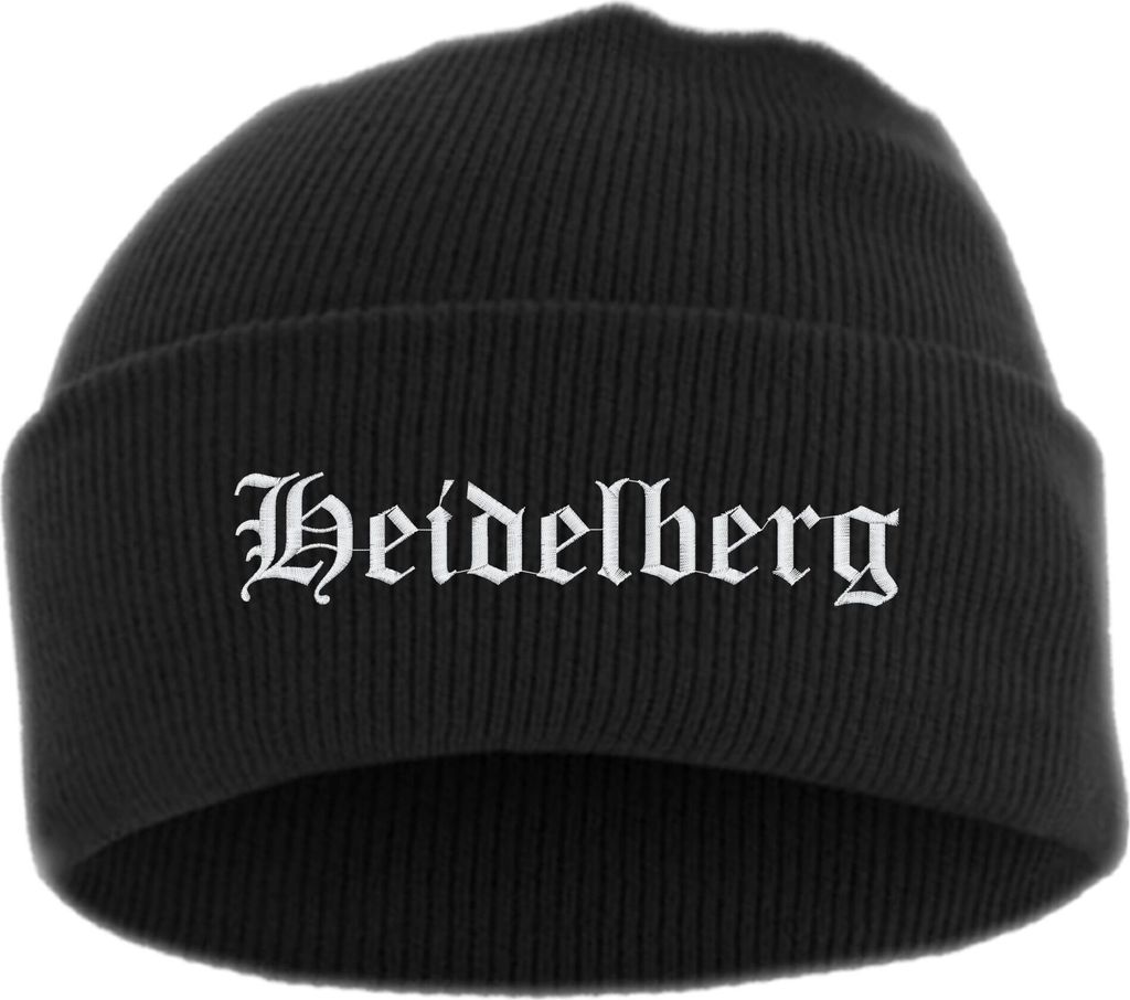 Heidelberg Umschlagmütze - Altdeutsch - Bestickt - Mütze Produktbild 