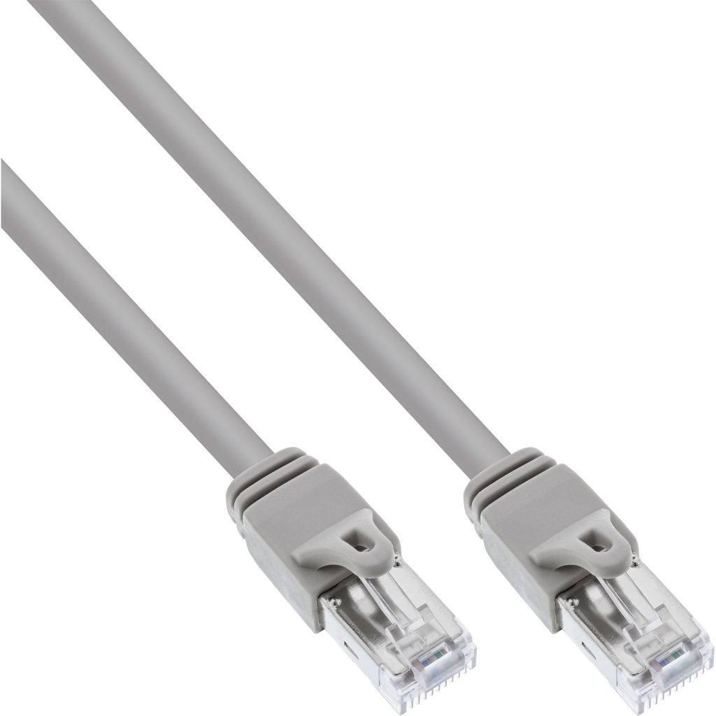 InLine Patchkabel, S/FTP (PiMf), Cat.6 , 250MHz, PVC, Kupfer, grau, 30m