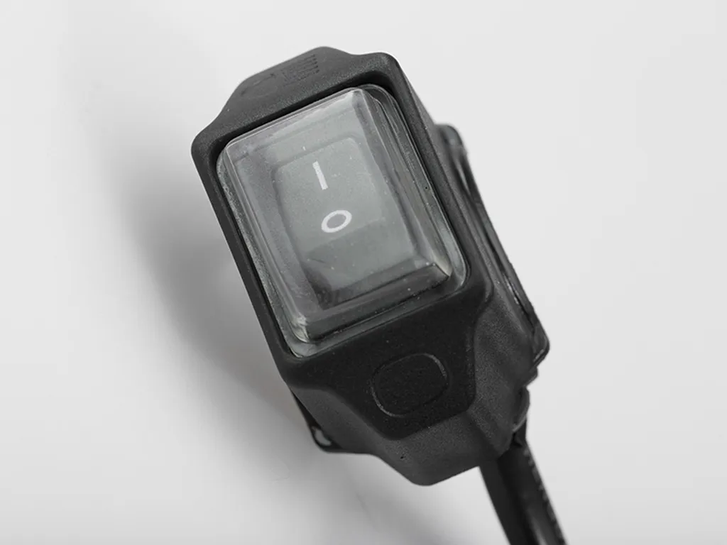 Interrupteur de Guidon 22mm Étanche - Commande ON/OFF avec Câblage 12V