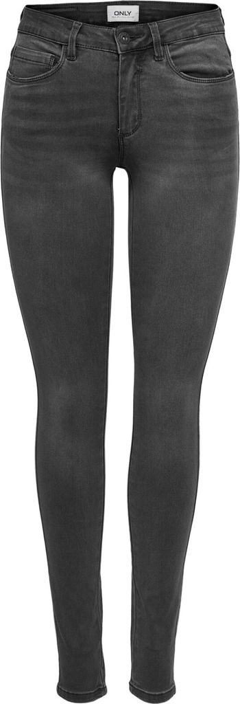 ONLY Damen Jeans onlRoyal Reg Skinny-Hose Stretch grau, Farbe:Grau, Größe:S/30