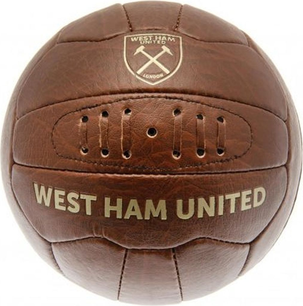 West Ham United FC - Fußball Retro BS2162 (5) (Braun/Gold)