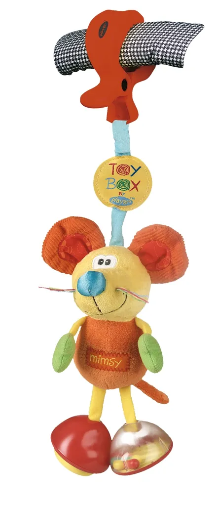 Occuper bébé en balade avec la Souris clipsable Playgro Rotho Babydesign