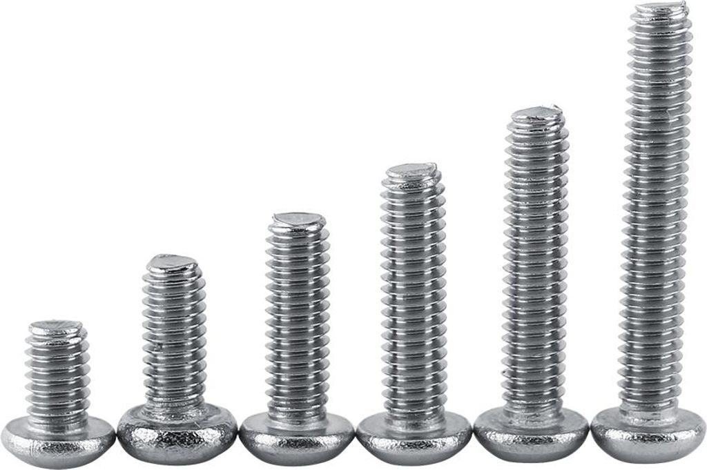 Sortiment mit 180 M2,5 Edelstahl SS304 Innensechskantschrauben mit Linsenkopf