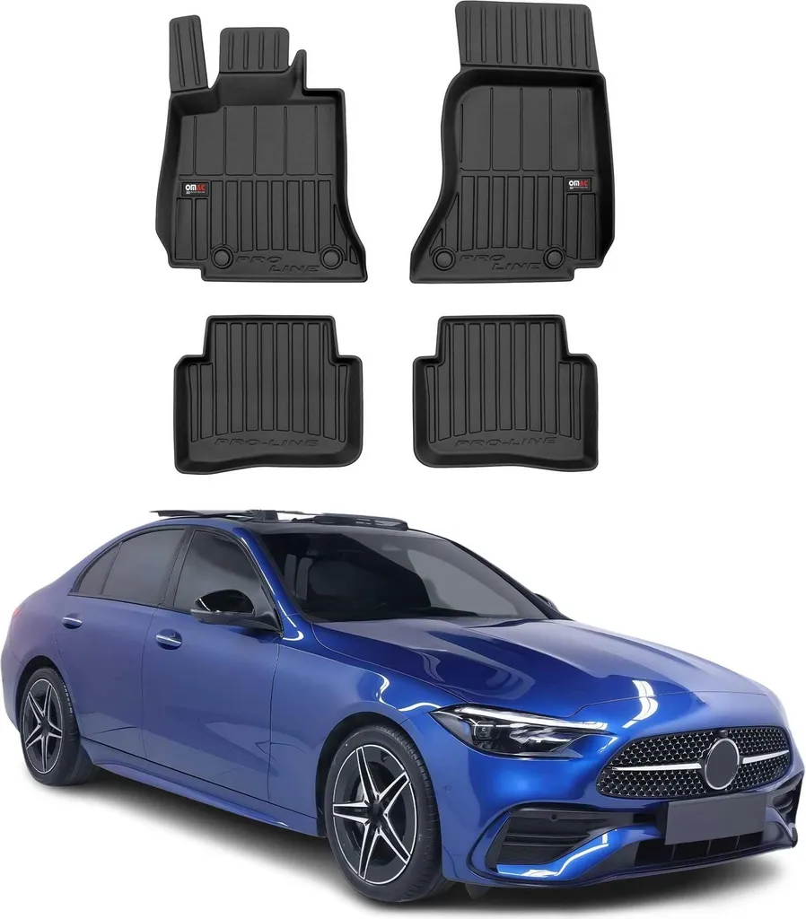 Set Tappetini TPE Mercedes Classe C W206 2021-2025 Antiscivolo