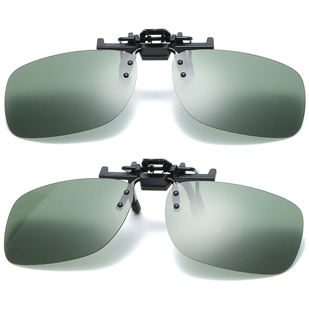 Polarisiert Sonnenbrillenaufsatz Clip-on Sonnenbrillen UV-Schutz Sonnenbrille DE 