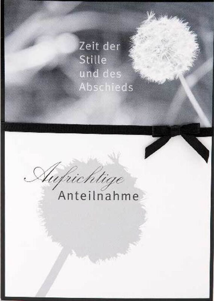 Depesche Trauerkarten Sortierung : Zeit der Stille und des Abschieds... Trauerkarten Sortierung : Zeit der Stille und des Abschieds...