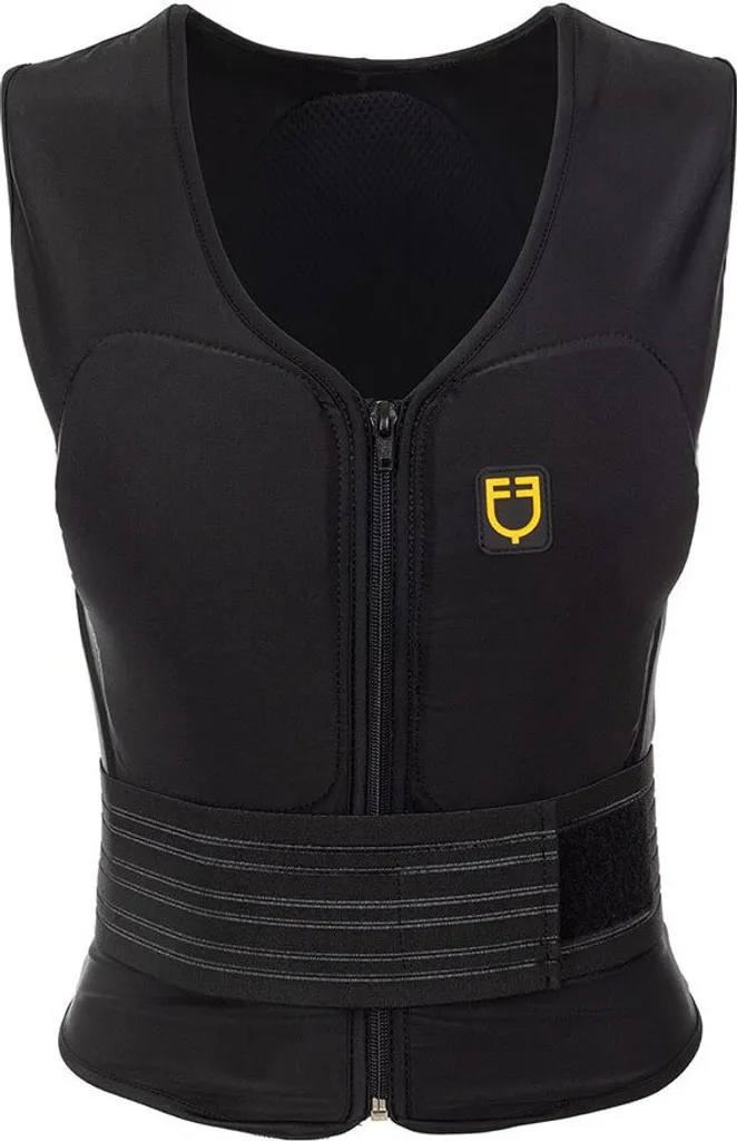 Protection de Dos Equestro pour Concours et Entraînement Noir Niveau 2