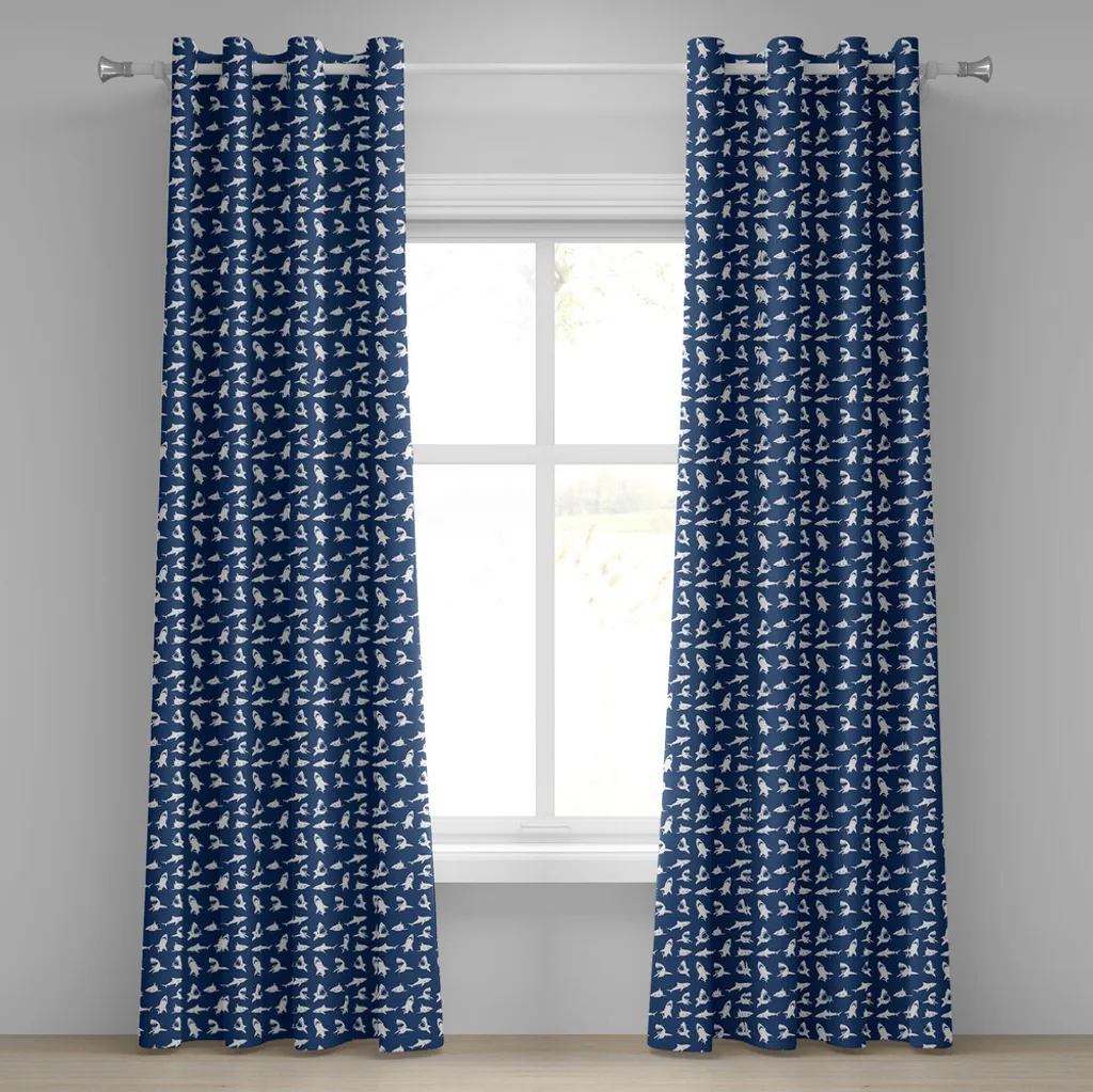 Tenda Tema Mare Squali ABAKUHAUS 2 Pannelli - Decorazione Marina Top