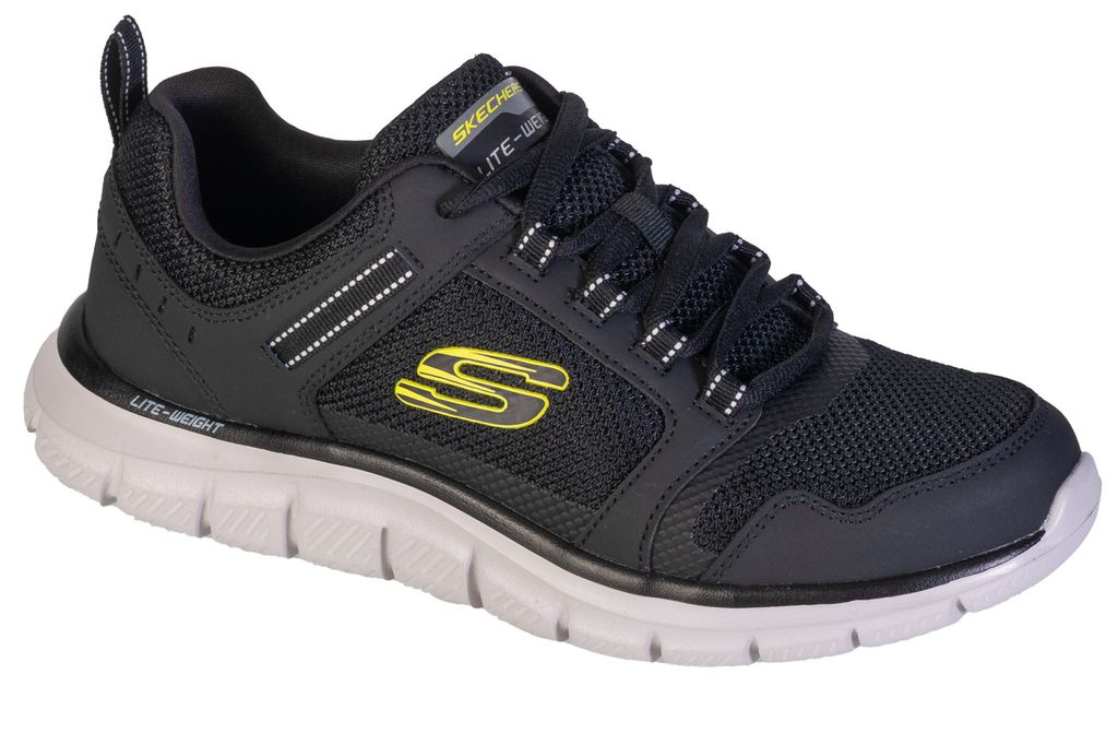 Skechers Track-Knockhill 232001-BKLM, Sneaker, Herren, Schwarz