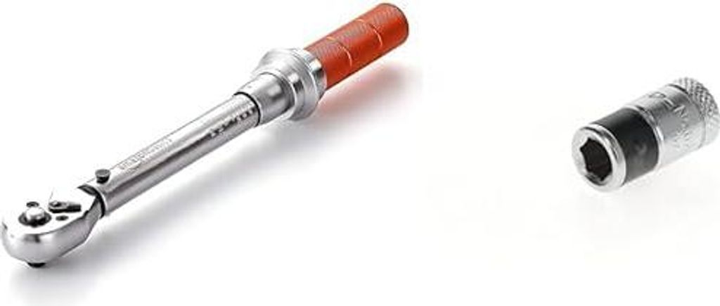 Einrastender 1/4 Zoll -Drehmomentschlüssel, 2.5-15 Nm, 20-150 in.-lb & GEDORE Bit-Adapter für 1/4 Knarre, Einfacher Bit-Wechsel, Passgenauer Halt...