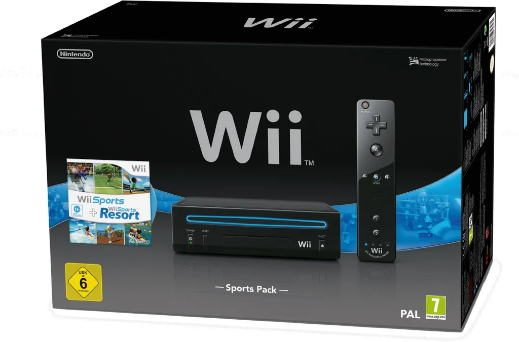 Nintendo Wii Sports Resort Pack, IBM PowerPC, 512 MB, SD, 802.11b, 802.11g, Sports Resort