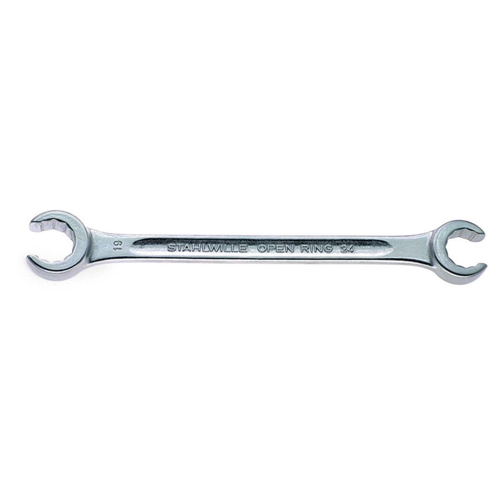 STAHLWILLE Doppelringschlüssel offen abgew. SW 3/4 x 1 " L.232mm