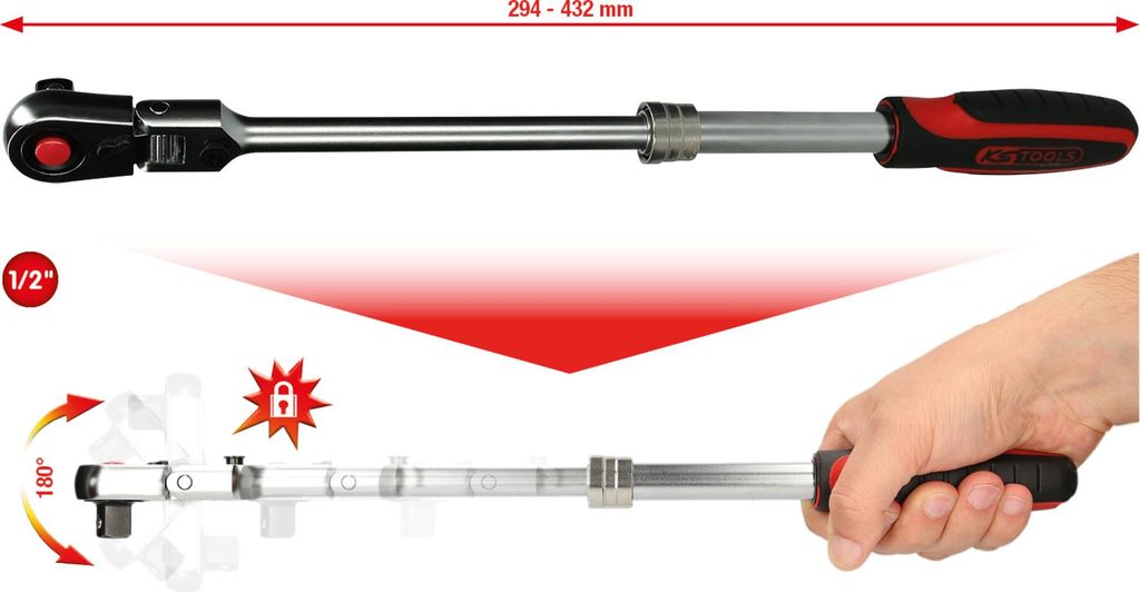 KS TOOLS Werkzeuge-Maschinen GmbH 1/2" SlimPOWER Obrázek produktu 