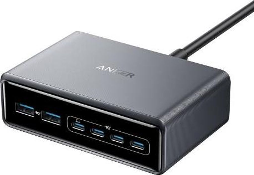 Anker Prime Ladegerät (200W, 6 Ports, GaN) Produktbild 
