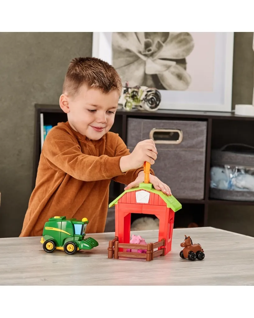 John Deere Kids Corey Combine Jouet de Construction à Assembler 46150