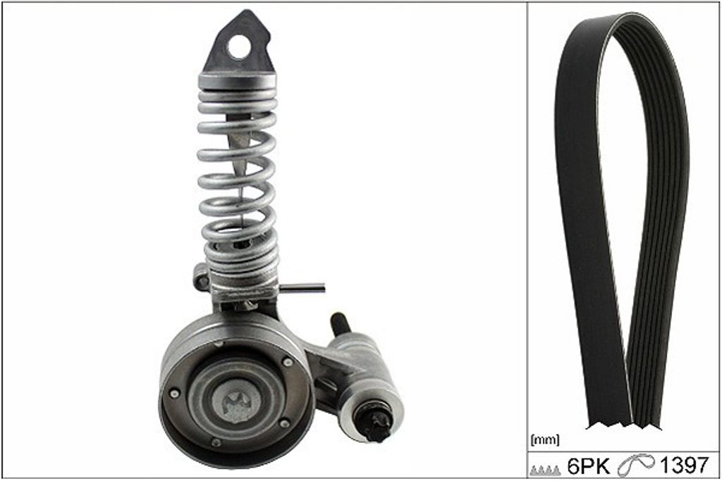 INA 529 0326 10 Keilrippenriemensatz für OPEL Corsa D Produktbild 
