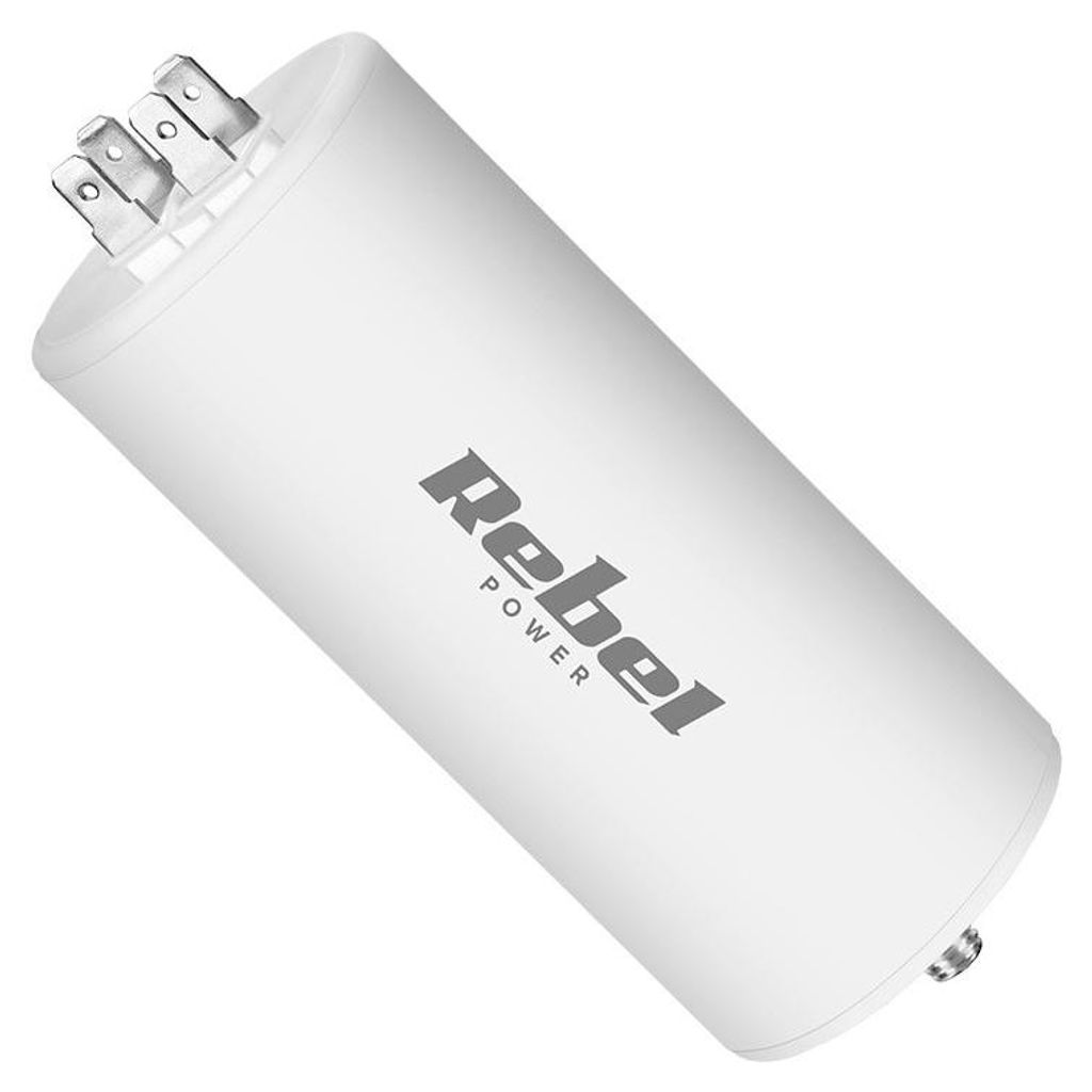 Motor-Kondensator 50 μF, 450 V, mit Schraube, Rebel Tools