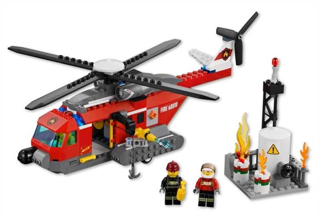 Lego City 60010 Feuerwehr Helikopter Inkl. Fabrik & 2 Produktbild 