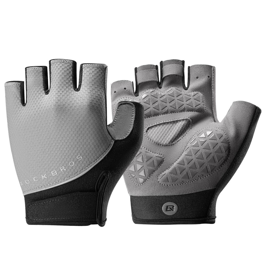Gants de vélo à doigts courts ROCKBROS, pour hommes et Image du produit 