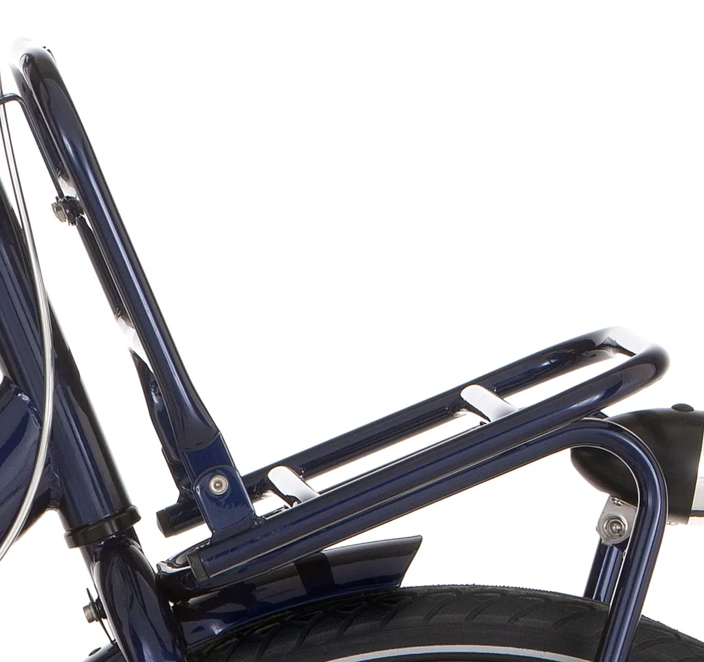 Transport de Bagages Vélo avec le Support Avant Cortina Legionblau