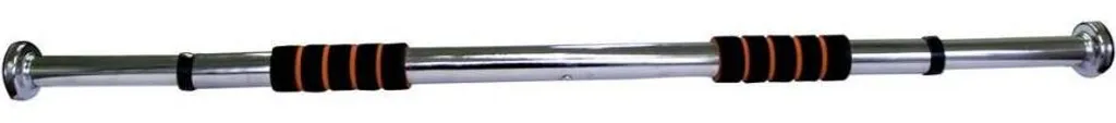 Barre de traction Sveltus argentée pour encadrement de porte 70-95cm