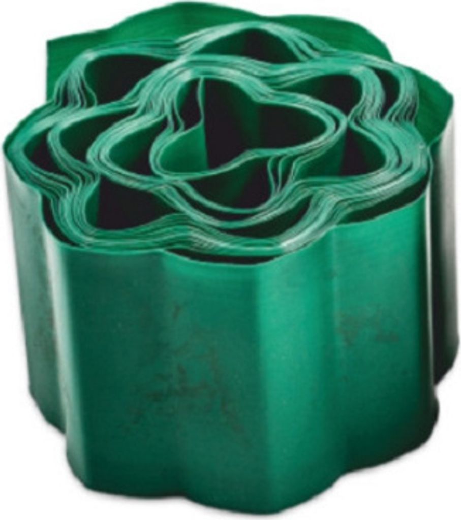Gartenrand Garteneinfassung Rasenkante Gartengras Rasenrand Kunststoff Rollweg 10cm x 9m Grün