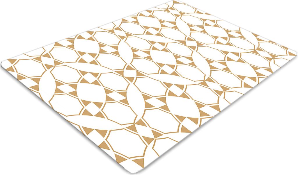 Stuhlunterlage Bürostuhlunterlage 120 cm x 90 cm Bodenmatte Bürostuhlunterlage - Geometrisches Muster