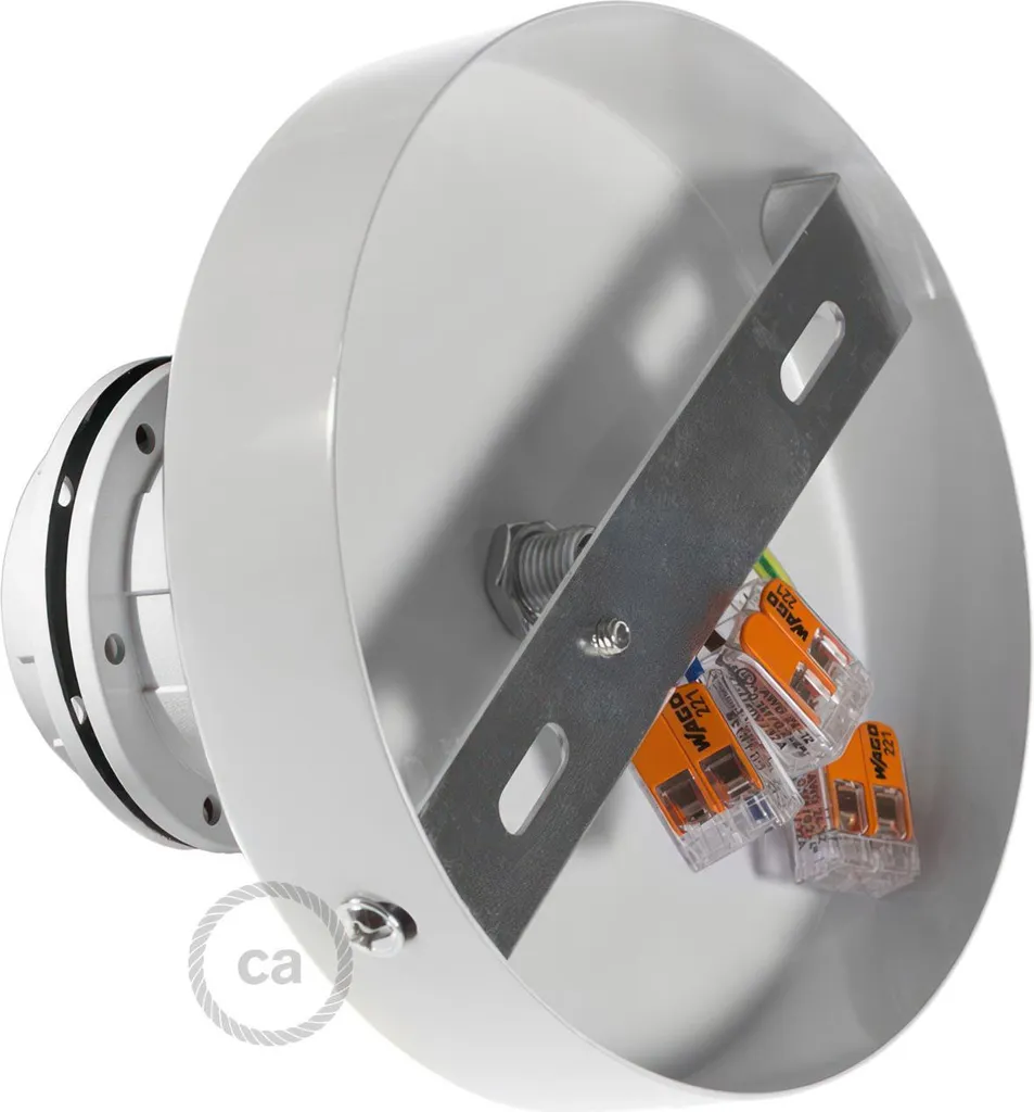 Point Lumineux Métal E27 Fermaluce avec Douille Filetée Robuste