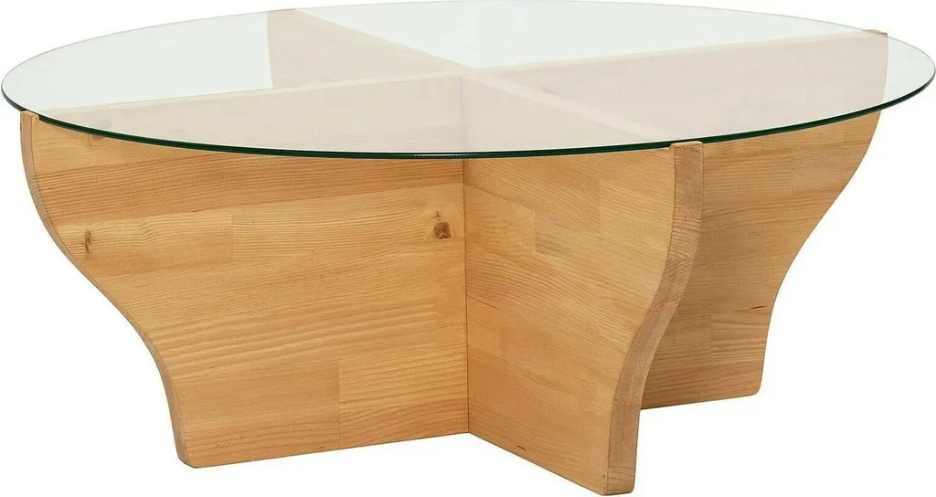 Table basse carrée en chêne brun Califfi de 92 cm avec rangement revues