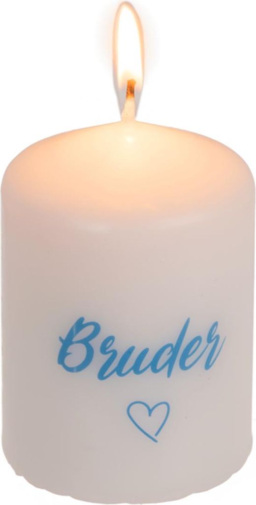 Stumpenkerze, Bruder <3 Produktbild 
