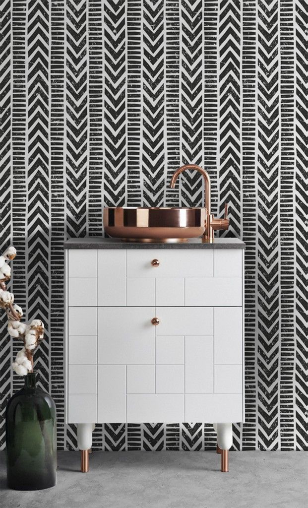 Coloray Fototapete 312x219 cm An Einer Wand Latex Latextapete - Tribal geometrisch