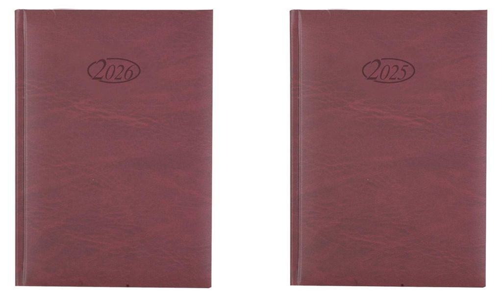 Buchkalender Set 2025 + 2026 / Chefkalender / Farbe: Produktbild 