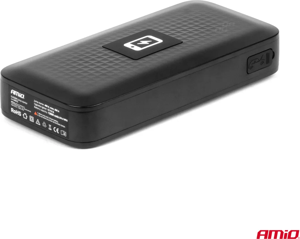 Starter Batteria Auto 12V POWERFUL START + Custodia Rigida Protettiva - 5