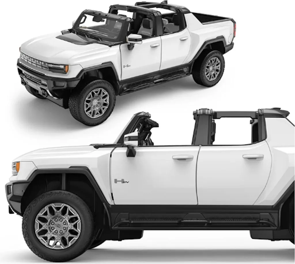 RC Hummer EV 1:16 Quatre Roues Directrices et Phares LED Télécommandé