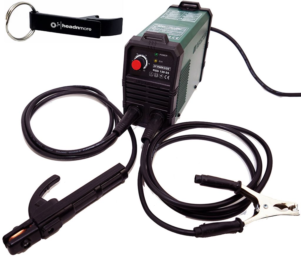 PARKSIDE Inverter-Schweißgerät PISG 120 / 120 A inkl. Zubehör und Schweißschirm