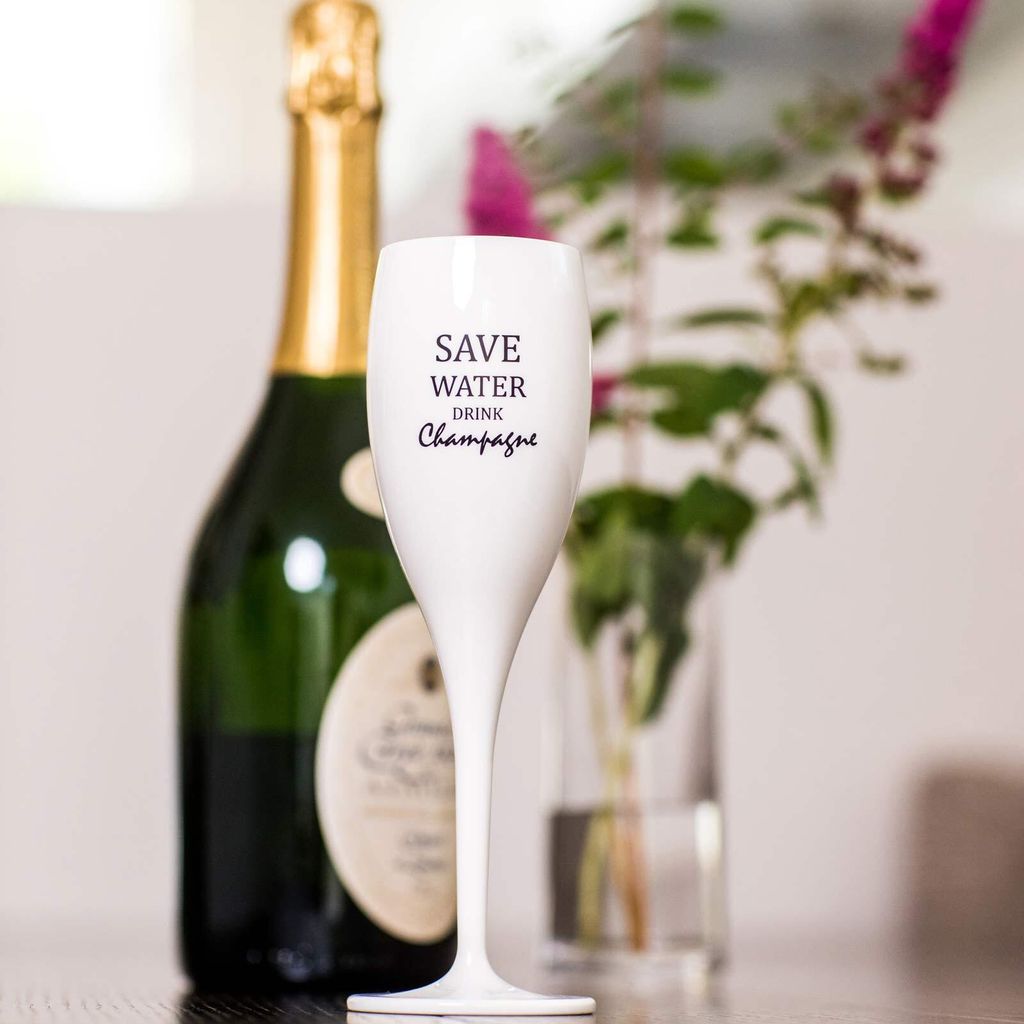 Koziol Cheers No. 1 Save Water Drink Champagne Super Glass Obrázek produktu 3